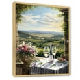 thumbnail image 2 of Designart "Romantic Vineyard Vista" Vineyard Floater Framed Wall Decor, 2 of 5