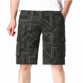 thumbnail image 5 of Puntoco Shorts Hombre Casuales Playa Liso Moda,Pantalones Cortos Deportivos Para Hombre Con Bolsillos De Secado Rápido Baloncesto Correr Ciclismo,Promoción, Alto Y Grande, 5 of 5