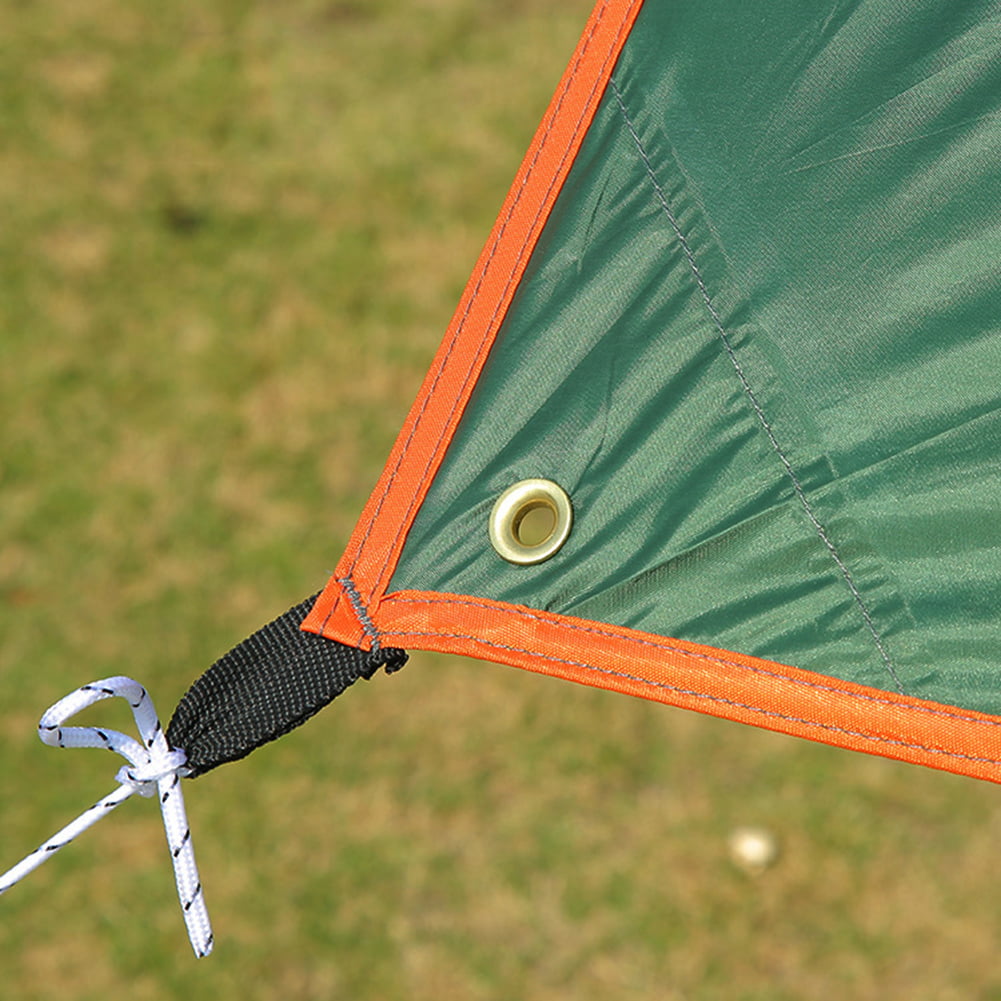 Hammock Rain Fly Tent Tarp 3x3m,Portable Lightweight Waterproof Camping Sunshade 