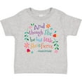 thumbnail image 3 of Inktastic She is Fierce Funny Shakespeare Quote Girls Toddler T-Shirt, 3 of 5