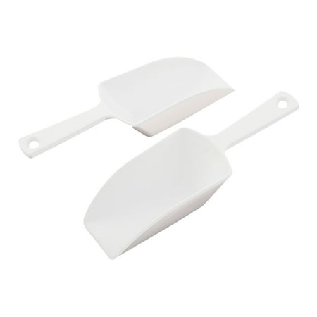 

Uxcell Home Bar Bakery Kitchen Plastic Flour Food Sugar Spice Ice Shovel Scoop 2Pcs