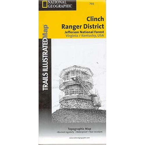 Universal Map Clinch Ranger District Virginia Map