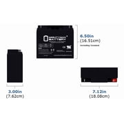 ML18-12 - 12V 18AH CB19-12 SLA AGM Rechargeable Deep Cycle Replacement Battery