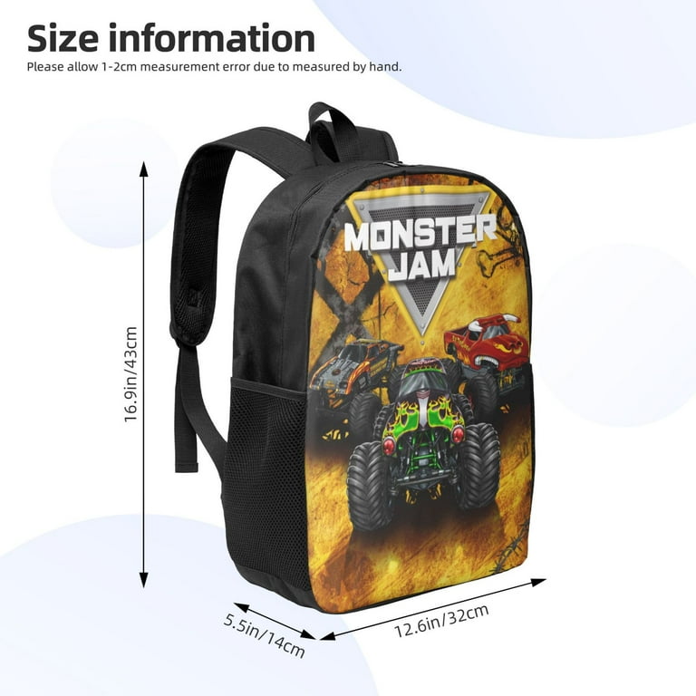 Monster jam bookbag hotsell