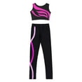 thumbnail image 4 of iiniim Kid Girls Athletic Unitard 2PCS Dance Wear Ballet Gymnastic Leotard Outfit Activewear Set with Leggings, 4 of 7