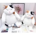 thumbnail image 3 of Almohadas de peluche de gato, juguetes de peluche japoneses de dibujos animados kawaii lindos, juguetes de peluche, regalos para niños y niñas (marrón, 35 cm), 3 of 5