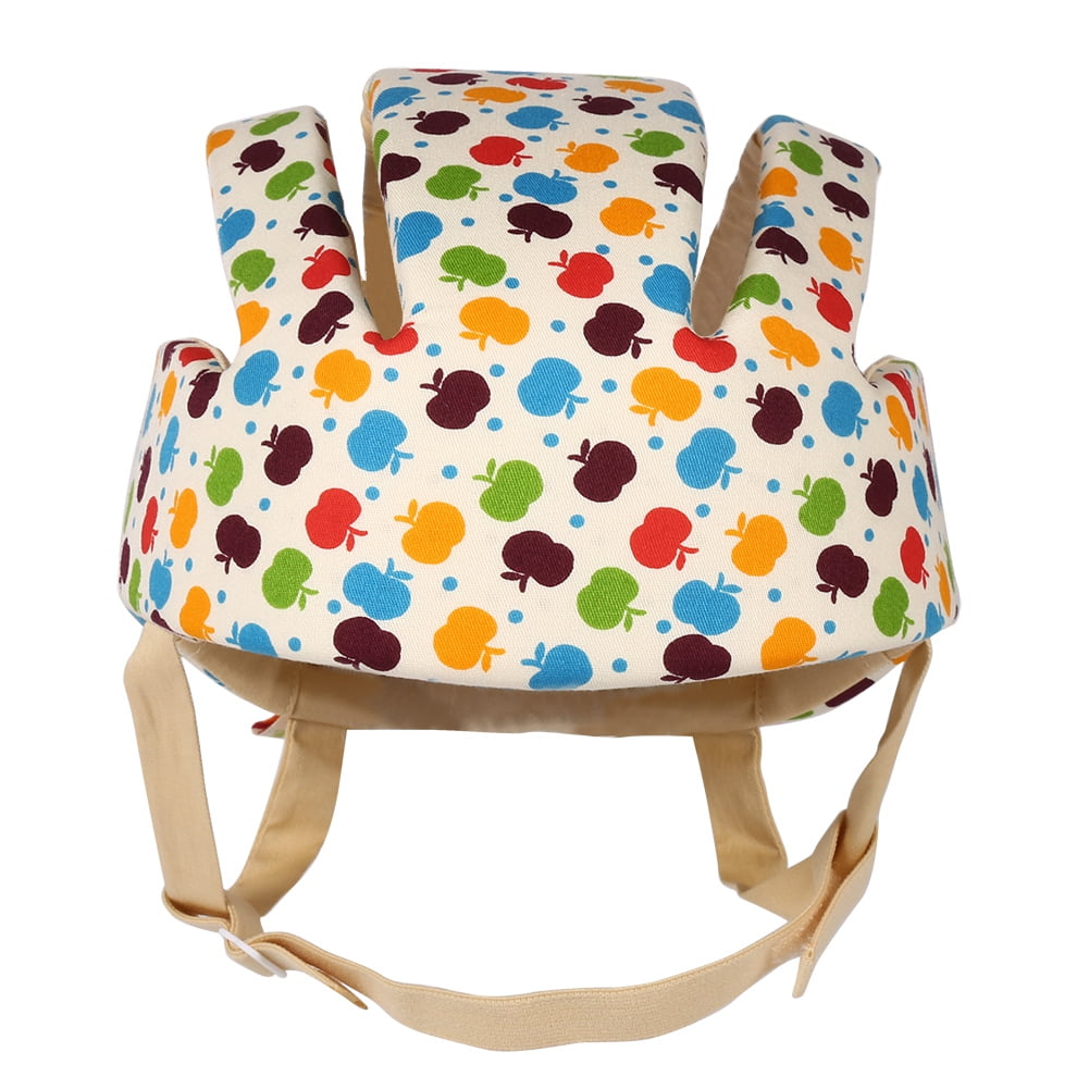 Spptty 1Pc 100 Cotton Infant Toddler Safety Helmet Baby Kids Head