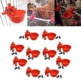 thumbnail image 6 of 10 Pcs Automatic Poultry Watering Cups Waterers Water Drinker Feeder for Chicken, 6 of 8