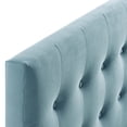 thumbnail image 4 of Ergode Emily Queen Biscuit Tufted Performance Velvet Headboard - Light Blue, 4 of 5