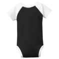 thumbnail image 5 of Yellow Rooster Infant Short Sleeve Baseball Fine Jersey Bodysuit Black/White 6M, 5 of 5
