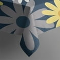 thumbnail image 4 of Navy Daisy Flower Pattern Rectangle Tablecloth 60"x120",Waterproof Polyester Rectangle Table Cloth, Wipeable Spillproof Polyester Tablecloth for Dining, Camping, Indoor and Outdoor, 4 of 6