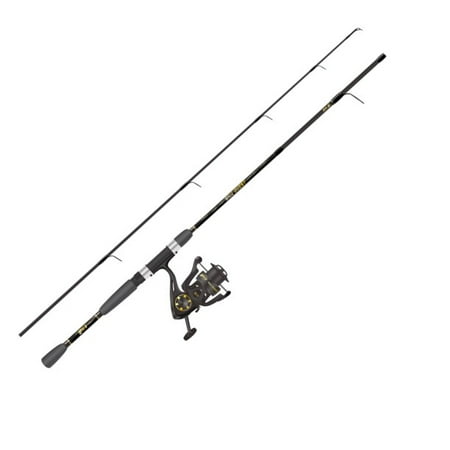 Zebco Bill Dance Spinning Reel & Fishing Rod Combo 6-Foot 2-Piece Rod Size 20 Reel 6-Pound Line