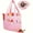 Pink, variant on Corduroy Crochet Bag – Large Yarn Storage Tote with Grommets, Pockets & Needle Holders – Knitting Bag Organizer for Crochet Hooks, Accessories, Tools & Projects –Gift for Knitters & Crafters