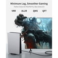 thumbnail image 3 of Cable HDMI Silkland 8K 2.1 Arc/eARC de 2 m para barra de sonido, 48 Gbps, 3 of 8