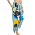 thumbnail image 2 of Sigee French Bulldog Dog in a Bathtub Print Women's Soft Pajama Pants - Breathable and Comfortable Lounge Sleep Bottoms with Elastic Waistband and Pockets-Medium, 2 of 9