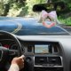 thumbnail image 3 of 1 Uds flor tejida a mano coche colgante para espejo retrovisor colgante para decoración del hogar decoraciones colgantes para coche, 3 of 5