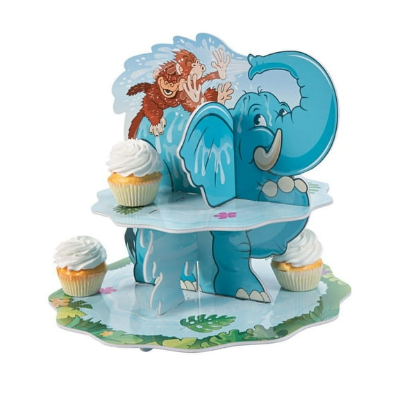 Zoo Adventure Cupcake Stand - Party Supplies - 1 Piece
