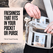 Wipe That Tush Flushable Wipes - Fragrance-Free - 1 pack of 30 individually wrapped wipes