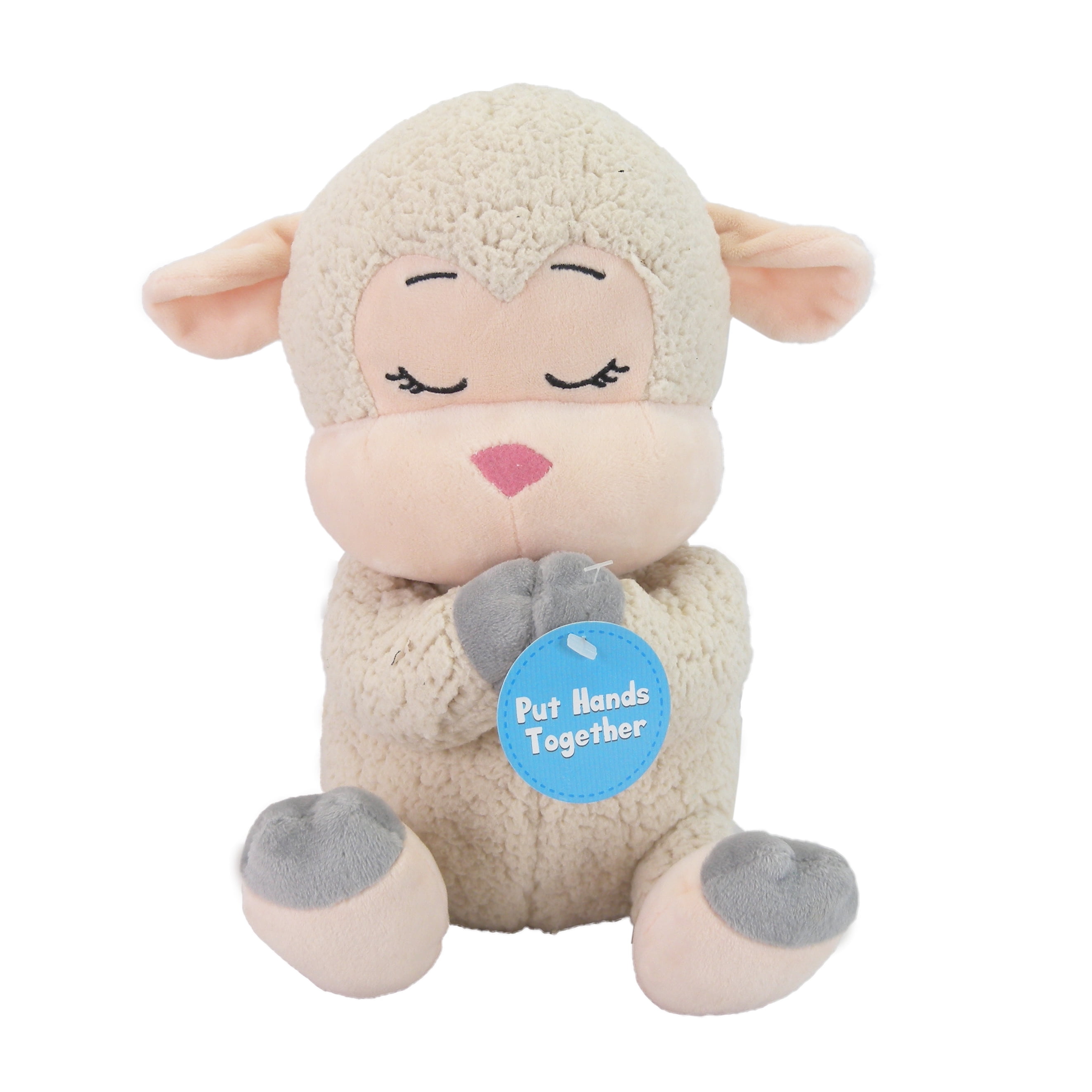 praying lamb stuffed animal
