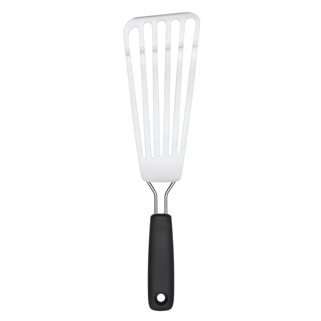 OXO Good Grips – Espátula de restaurante, Fish Turner (Volteador de pescado), Acero inoxidable, 1