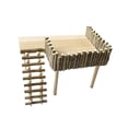 thumbnail image 3 of Soporte de , estante, madera, jerbo, muebles de habitación, túnel, escondite para ratas, escalera para hámster para animales pequeños, rata E, 3 of 8