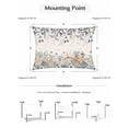 thumbnail image 6 of Coastal Marine Life Sun Shade Sail 14' x 18', Beige Starfish Blue Plant Leaves Linen Rectangle Outdoor Sunshade Canopy, Waterproof UV Block Patio Covers for Garden Yard Beach, 6 of 9