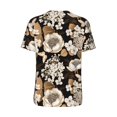 thumbnail image 3 of Rocae Retro Hydrangeas for Breathable Men's Baseball T-Shirt Fashionable Casual Baseball Jersey, Moisture-wicking Sportswear XX-Large, 3 of 9