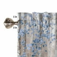 thumbnail image 5 of Blue Brown Forest Kitchen Valances for Windows 60x18 Inch Kitchen Curtains Valances Rod Pocket Modern Oil Painting Art Bathroom Window Valances for Window Treatment Decor, 5 of 6