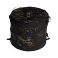 thumbnail image 2 of Basurero plegable para camping, contenedor de reciclaje, bolsas de basura portátiles, almacenamiento de ropa sucia camuflaje negro, 2 of 9