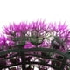thumbnail image 3 of Bola de plantas artificiales para decoración de interiores y exteriores, redonda falsa Púrpura 32cm, 3 of 9