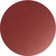 thumbnail image 1 of Ahgly Company Indoor Round Patterned Shocking Orange Area Rugs, 5' Round, 1 of 6