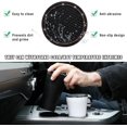 thumbnail image 4 of Yazoeia 4 PCS Bling Car Cup Coaster, 2.75 Inch Anti-Slip Anti-Scratch Cup Holder Insert Coaster, Sparkling Crystal Rhinestone Auto Cup Mat, Universal Interior Car Accessories (Black&Pink), 4 of 6