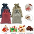 thumbnail image 2 of JINSIJU Christmas Tree Pendant 24 Countdown Linen Gift Bag DIY Clips Stickers for Gift, 2 of 6