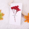 thumbnail image 2 of SIfdSeng Get it Fast Christmas Charm Dried Flower Greeting Card Festive Design Natural Holiday Sentiments Idea, 2 of 5