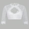 thumbnail image 6 of Elegant Women's Lace Blouse – Festive Beer Festival Top for Spring, Summer & Fall | Lightweight & Breathable Blouse for Women, 6 of 8