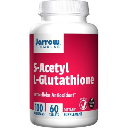 - Jarrow Formulas S-Acetyl L-Glutathione Intracellular Antioxidant Tablets, 60 Count