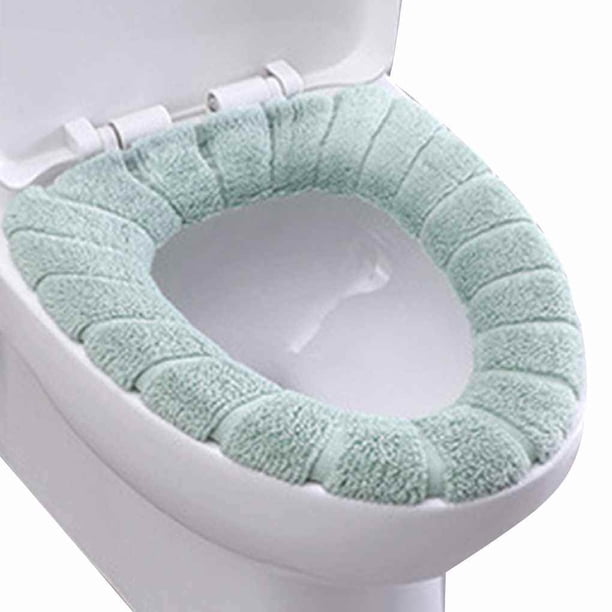 Bearachild Cubierta para asiento de inodoro de baño Juegos de accesorios de baño verde