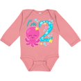 thumbnail image 3 of Inktastic I'm Two- cute octopus birthday Boys or Girls Long Sleeve Baby Bodysuit, 3 of 5