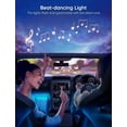 thumbnail image 4 of Car LED Lights, Smart Interior Car Lights with App Control, RGB Inside Car Lights with DIY Mode and Music Mode, 2 Lines Design LED Lights for Cars with Car Charger, DC 12V, 4 of 6