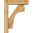 thumbnail image 3 of Ekena Millwork 6"W x 24"D x 32"H Westlake Block Rough Sawn Bracket w/ Offset Brace, Western Red Cedar, 3 of 25