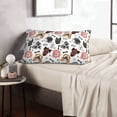 thumbnail image 6 of Pofeuu Hip Hop Dog Print Polyester Microfiber Plush Pillowcases, Super Soft and Cozy Pillow Case Covers with Envelop Closure（Pillow core not included）-14"x20", 6 of 6
