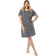 thumbnail image 4 of Fruit of the Loom Women's Soft and Breathable Pajama Sleepshirt, Sizes S-5X, 4 of 8