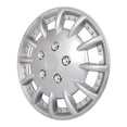 thumbnail image 3 of CCIYU 4-Pack Full Hub Cap PP 13" Silver Rim HubCap Wheel Skin Cover Caps Covers Universal Replacement Snap On, 3 of 5