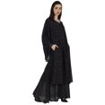 thumbnail image 3 of Bimba Women Islamic Prayer Dress Printed Bell Sleeves Muslim Abaya Dresses, 3 of 8