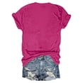 thumbnail image 4 of Short Sleeve Tops for Women 250th Anniversary USA Shirt Womens 250 Years Semiquincentennial V Neck T Shirt American Flag Graphic Tee Casual Top on Sale, 4 of 4
