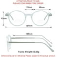 thumbnail image 4 of LifeArt Blue Light Blocking Computer Reading Glasses with Transparent Lens for Women/Men, 4 of 8