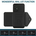 thumbnail image 6 of Allytech Galaxy A53 5G Wallet Case with Hand Wrist, Luxury PU Leather Shockproof RFID Blocking Cards Slots Stand Magnetic Closure Phone Case Cover for Samsung Galaxy A53 5G, Black, 6 of 8