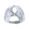 thumbnail image 4 of Infinity Her HATTIE Women's Garment-Washed Fashion Print Cap-Tie-Dye Slate Blue, 4 of 4