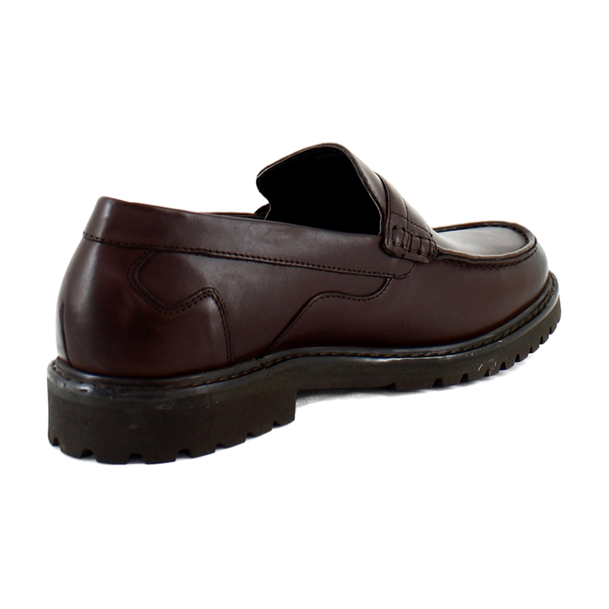 Rockport Mens Maverick Penny Brown Shoes (NWT) Rockport Maverick Penny Mens Brown Leather Loafers & Slip  main image 2