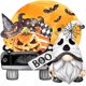 thumbnail image 2 of Cuadros Decorativos Kits de pintura de diamantes Cargoblin de calabaza de Halloween taladro Ehuebsd redondo completo decoración del hogar, 2 of 8